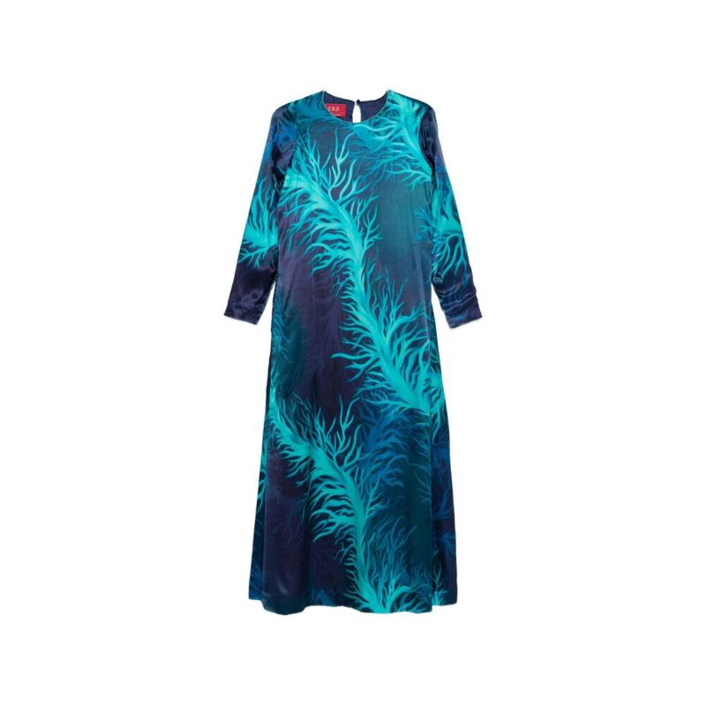 For Restless Sleepers Women Printed Silk Dress